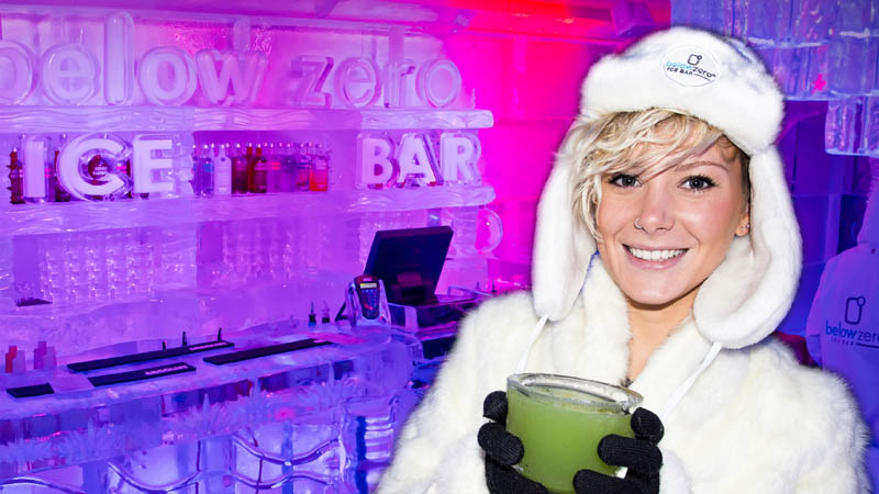 Bookme Special - Small pizza, house drink and entry to Below Zero Ice Bar valued at $48.00 from ONLY $25